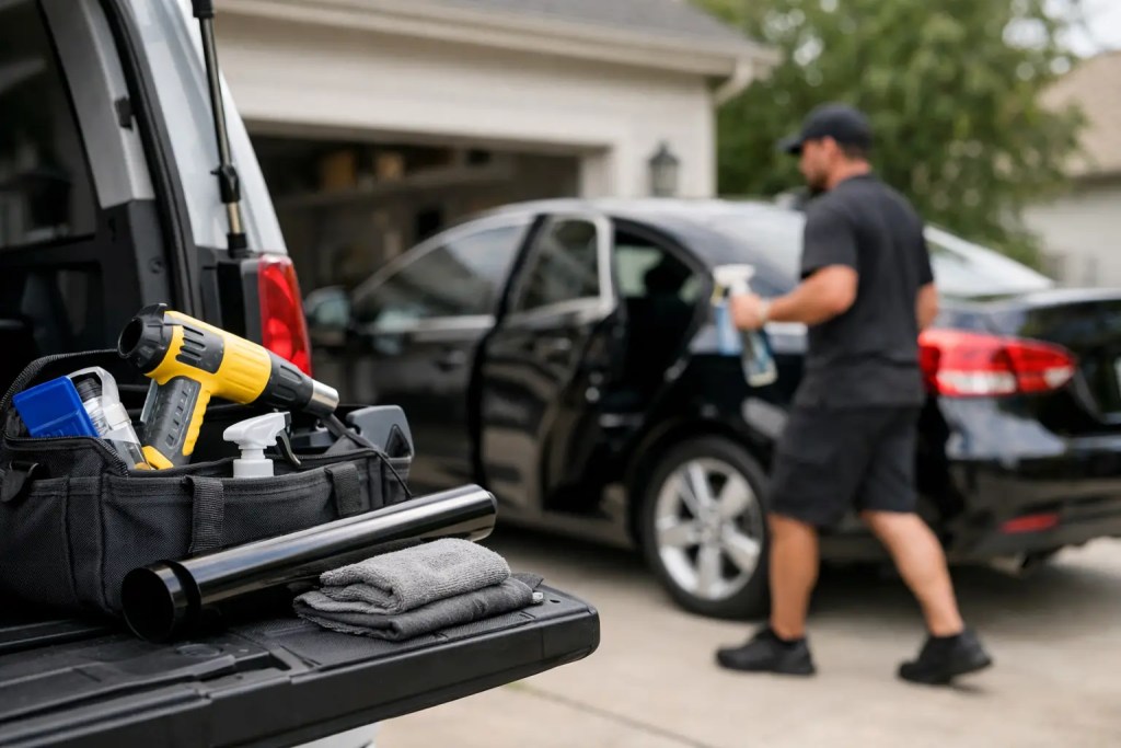 Mobile Window Tint Appointment Preparation